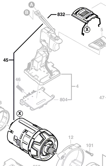 Train epicycloidal BOSCH réf. 2 606 200 256